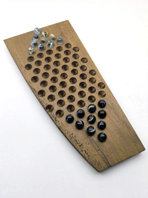 Damas Chinas - 2 jugadores - Madera y bolitas/canicas