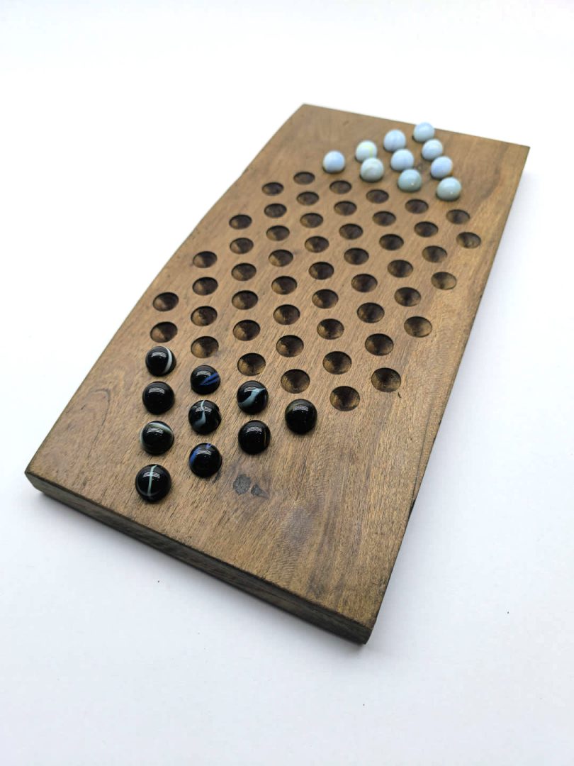 Damas Chinas - 2 jugadores - Madera y bolitas/canicas - Imagen 3